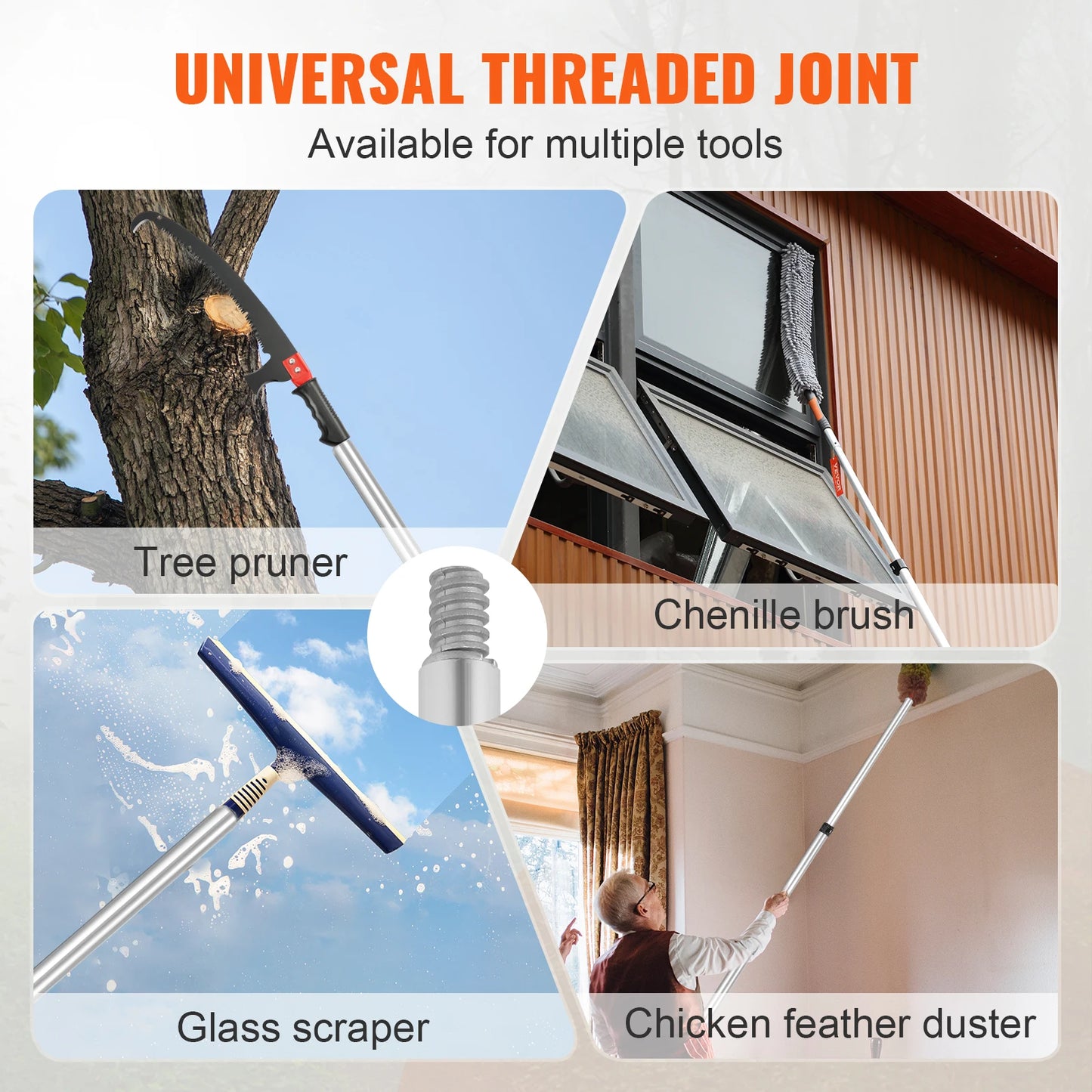 Manual Pole Saw, Extendable Tree Prune