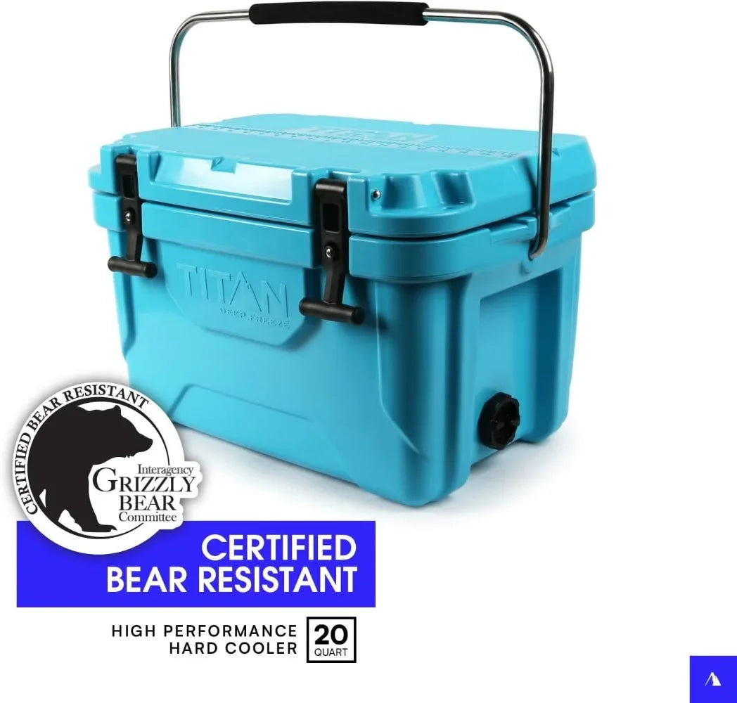 Hard Ice Chest Cooler w/Deep Freeze Insulation