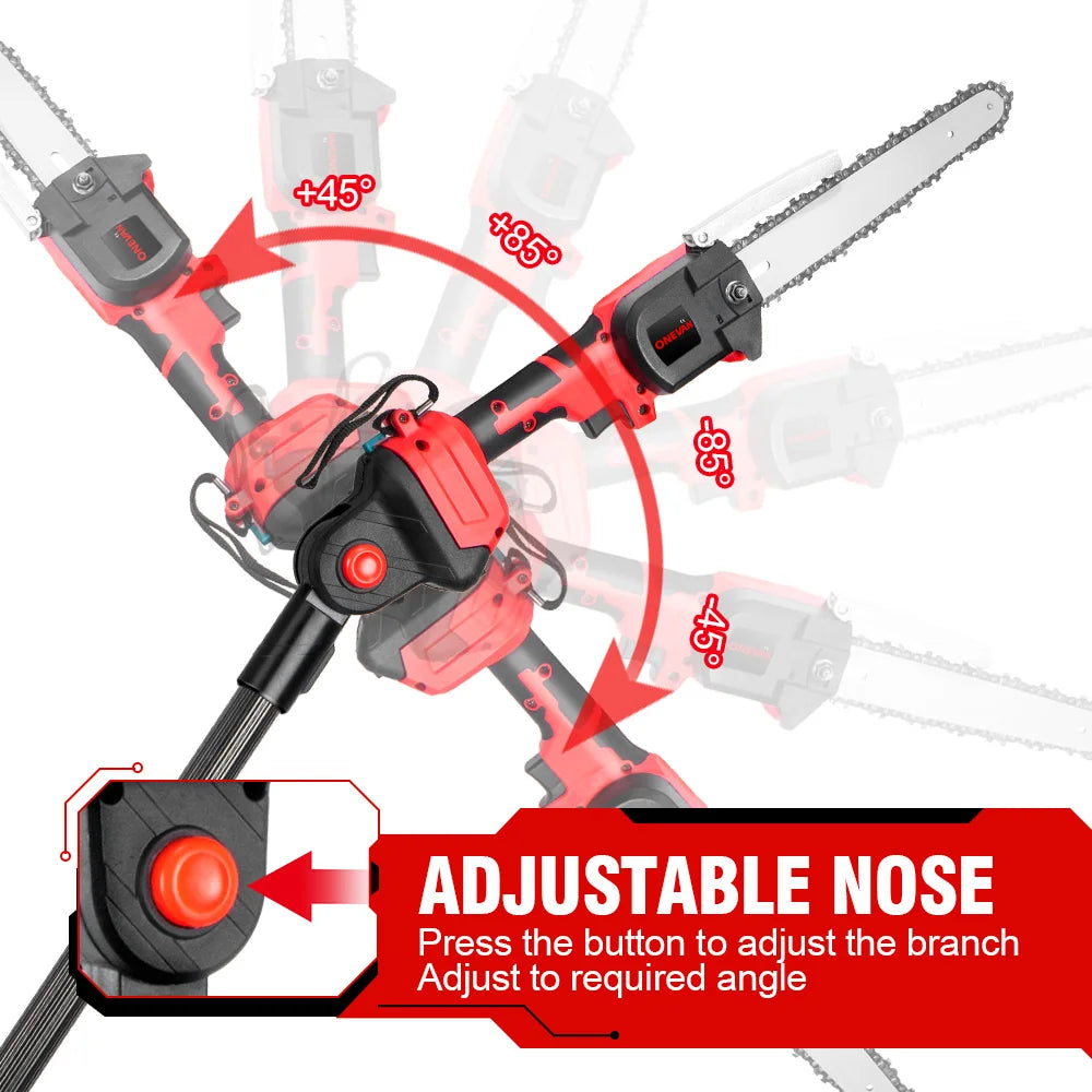 Telescoping Pole Electric Saw Cordless for Makita 18V Battery