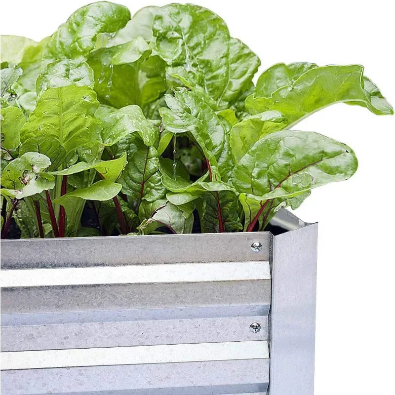Galvanized Raised Garden Beds, 8x4x1ft