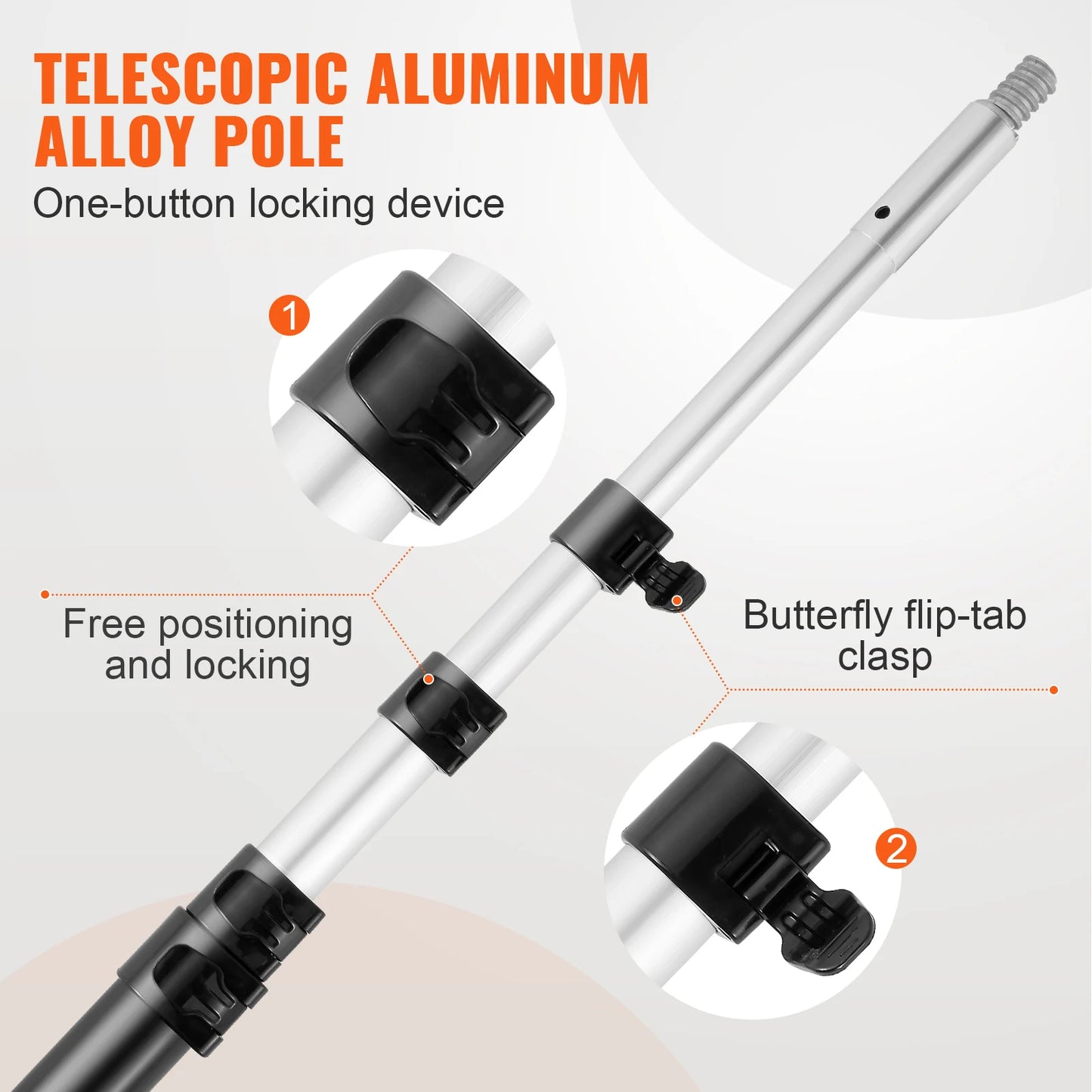 Manual Pole Saw, Extendable Tree Prune