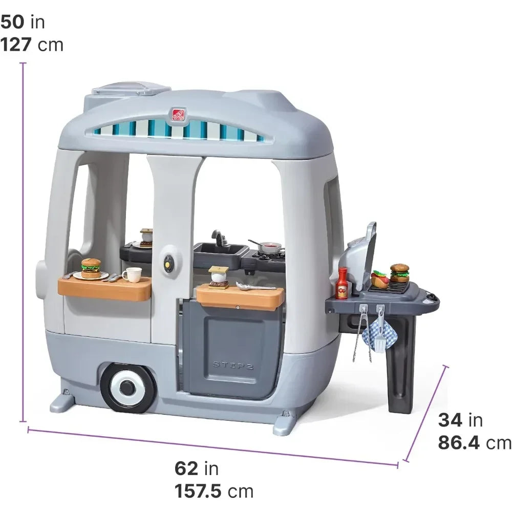 Adventure Camper Playhouse for Kids, Indoor/Outdoor
