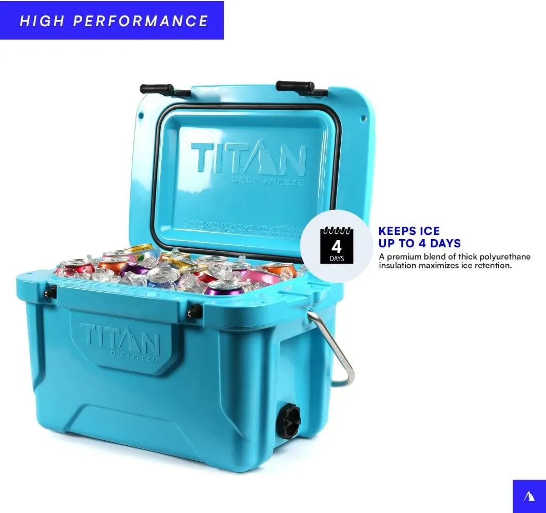 Hard Ice Chest Cooler w/Deep Freeze Insulation