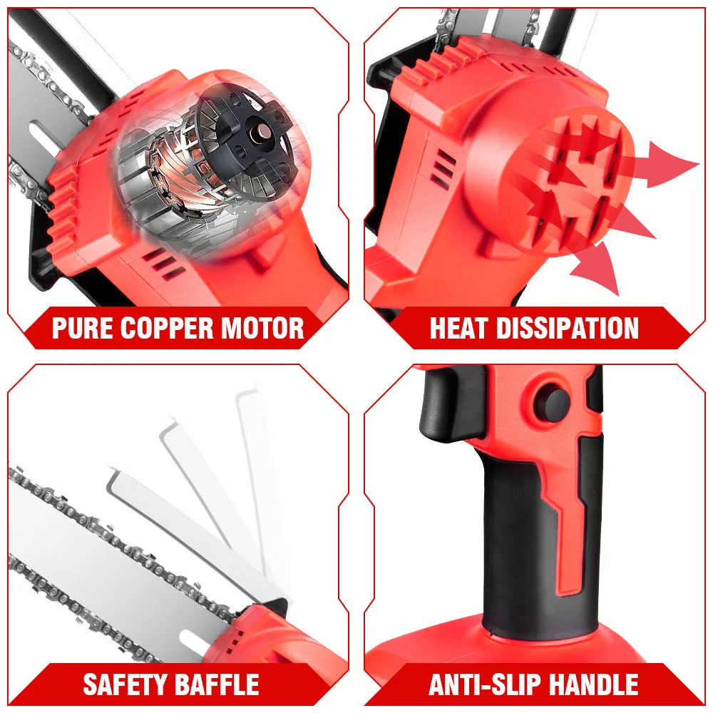 Telescoping Pole Electric Saw Cordless for Makita 18V Battery