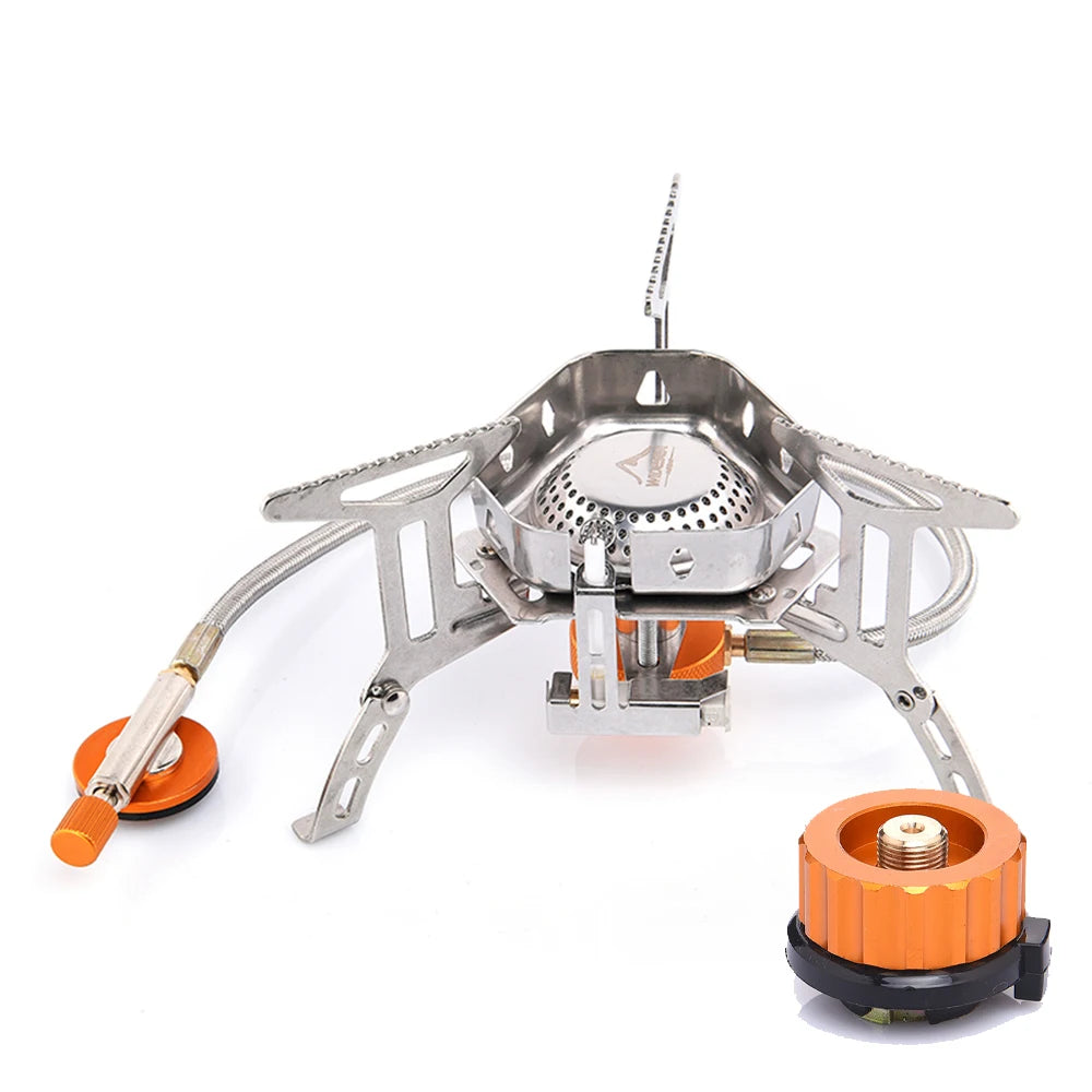 Camping Wind Proof Gas Burner rips