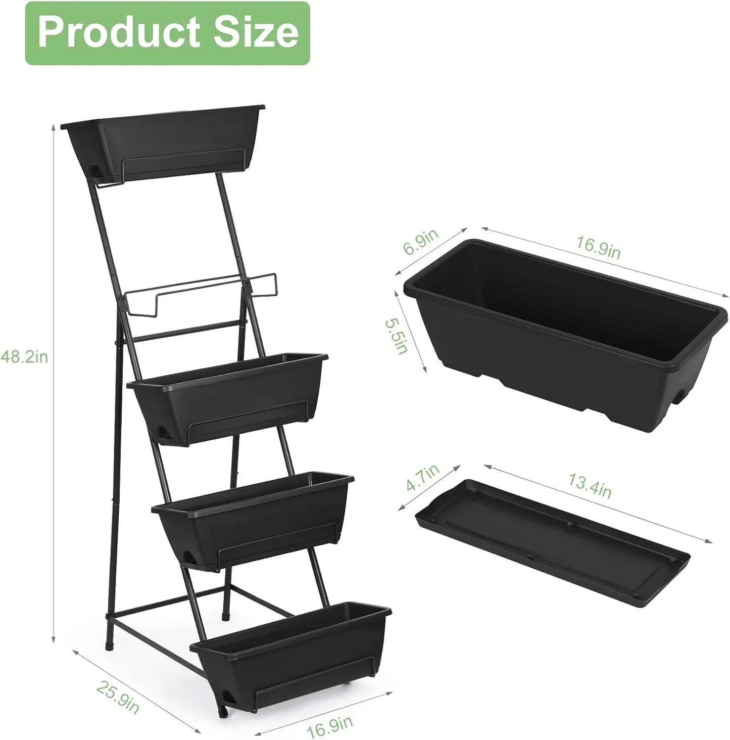 Vertical Garden Bed, 5 Tier,