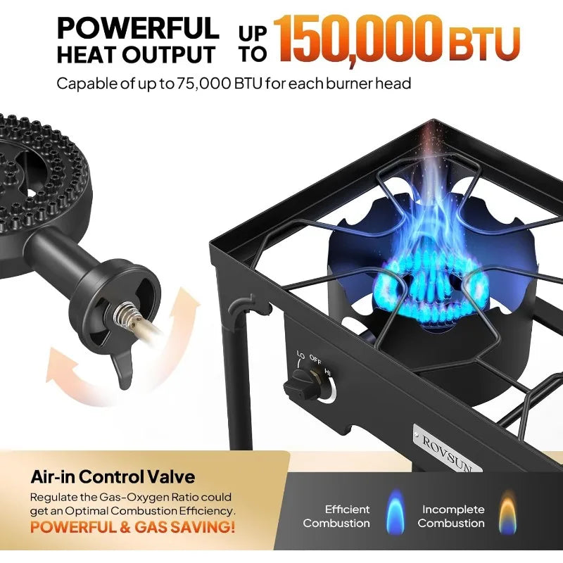 Outdoor Propane Gas Stove 150,000 BTU