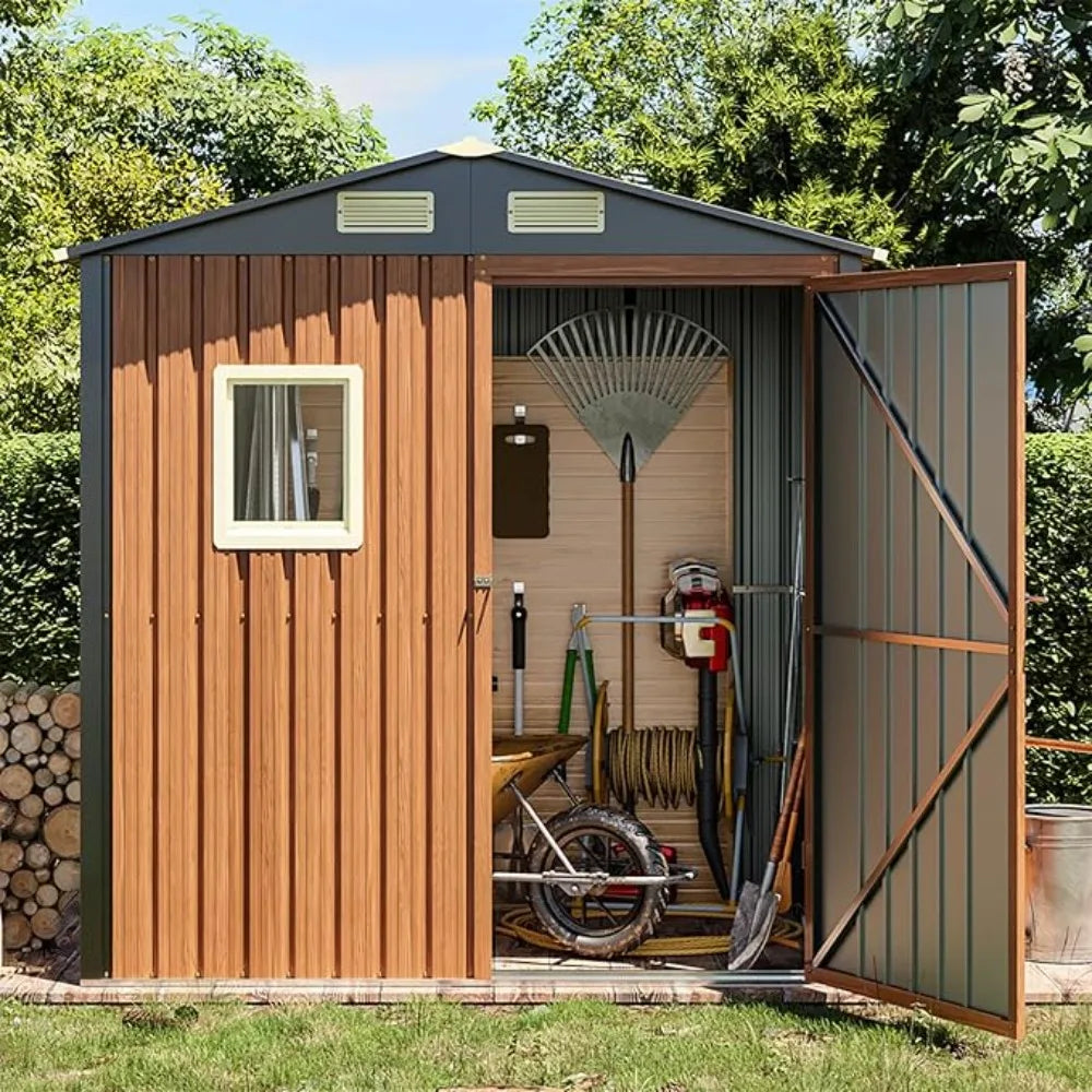 Outdoor Storage Shed 6x4 Feet