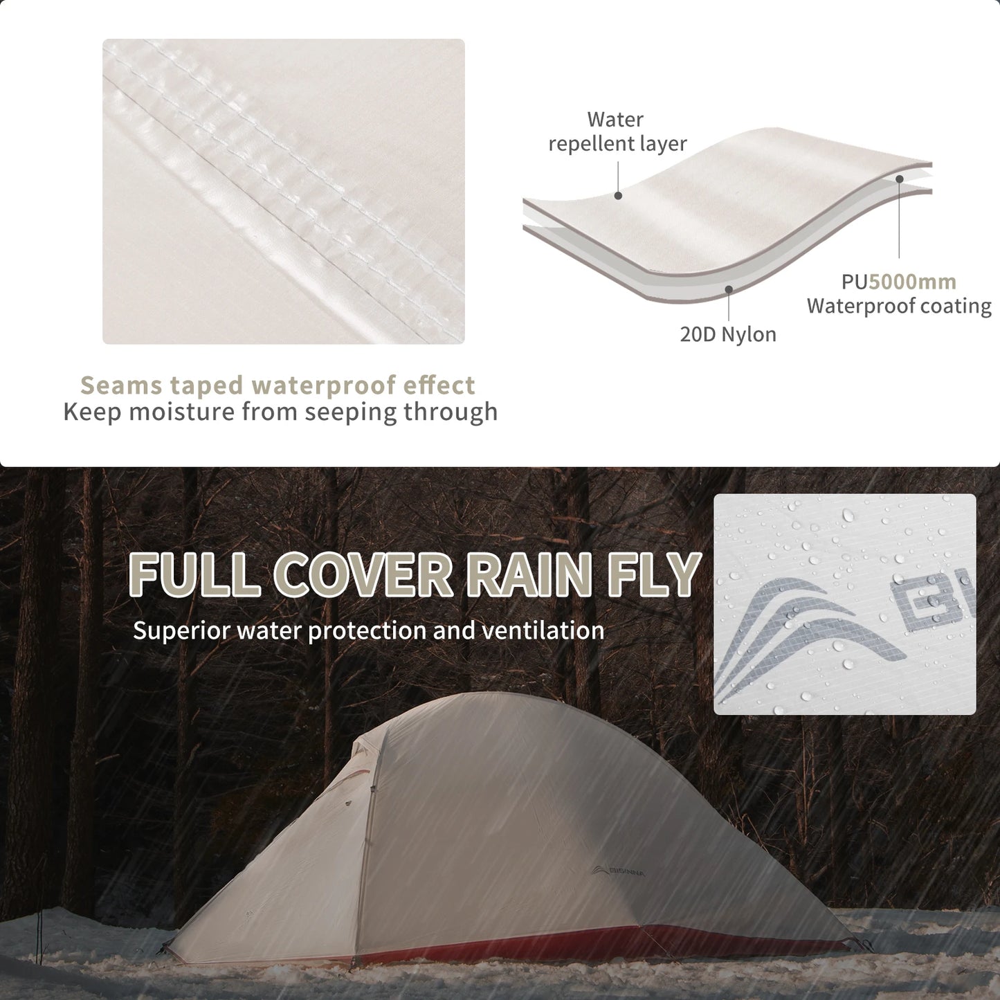 Ultralight 1-2 Person Tent