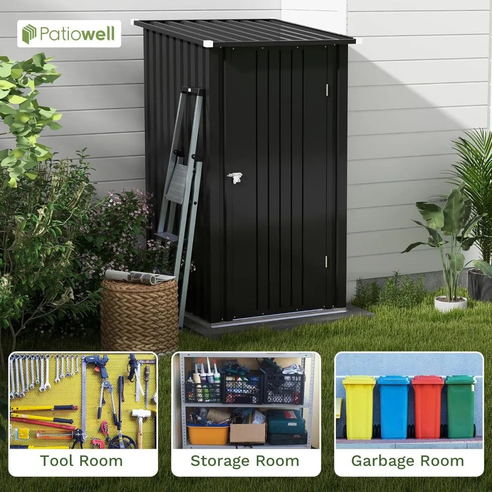 3 x 3 FT Outdoor Storage Shed,