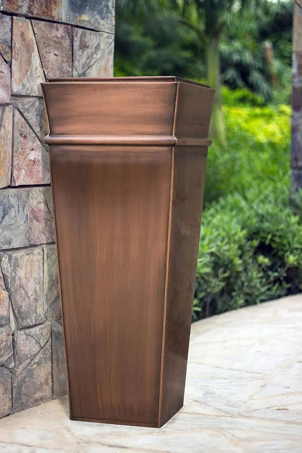 Large Copper Flower Pot Outdoor Indoor