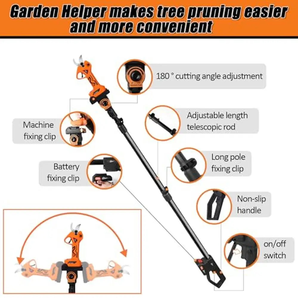 Electric Pruning Shears Pole Saws Kit