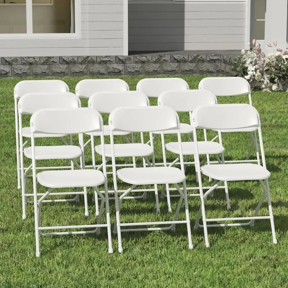 20Pack White Folding Chairs