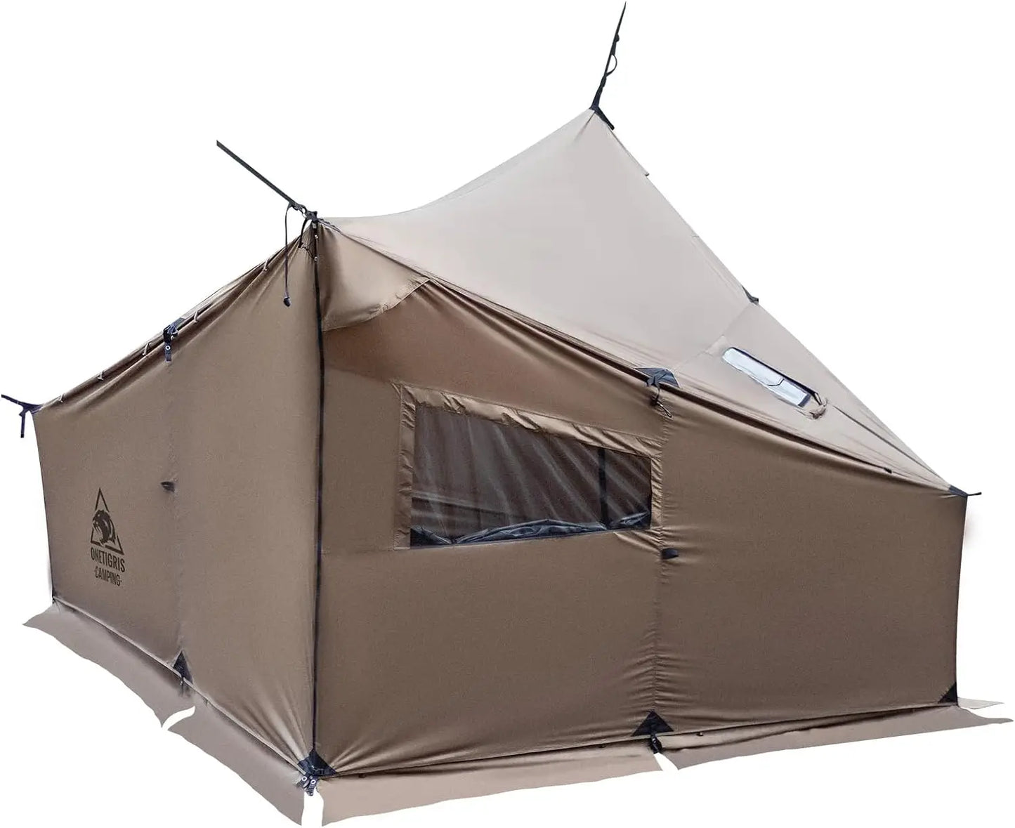 Large Spacious 4 Person Tent with Stove Jack,