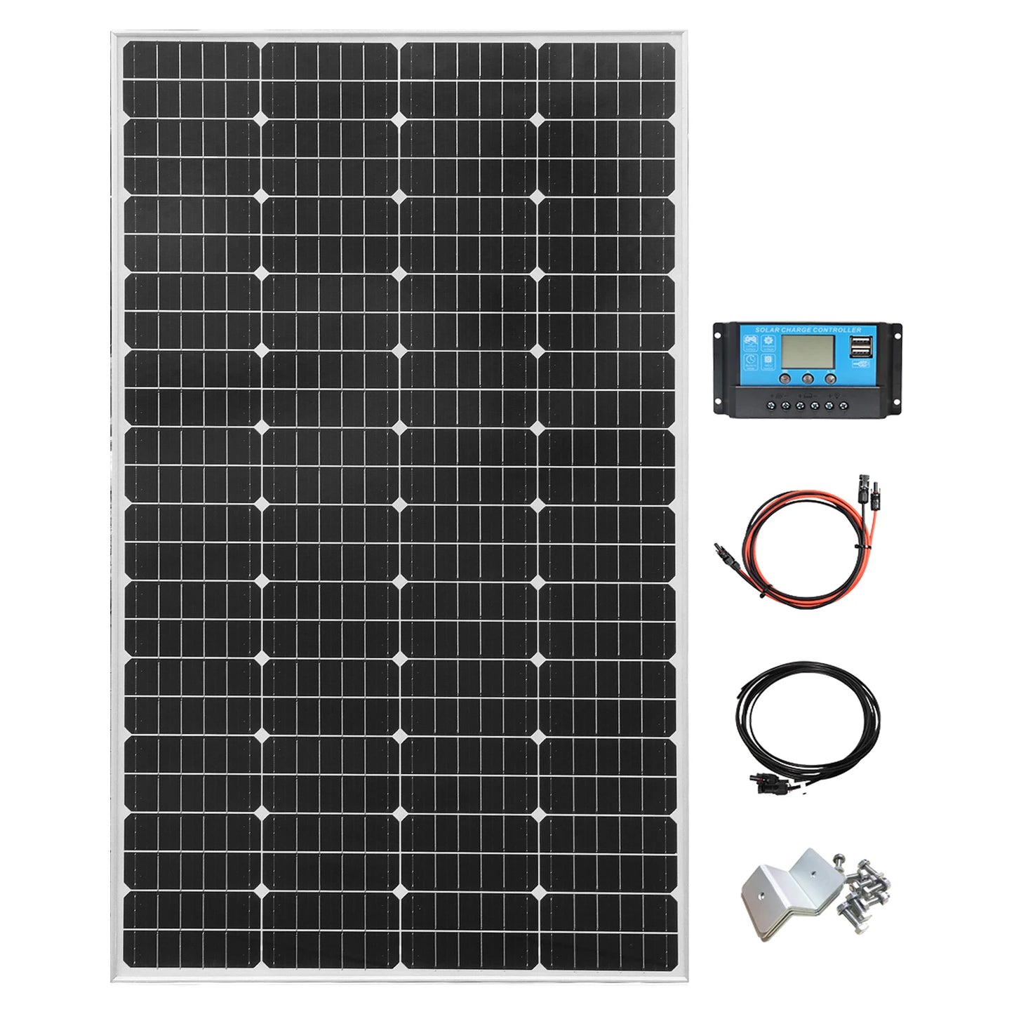 19.8V 200W Glass Rigid Solar Panel