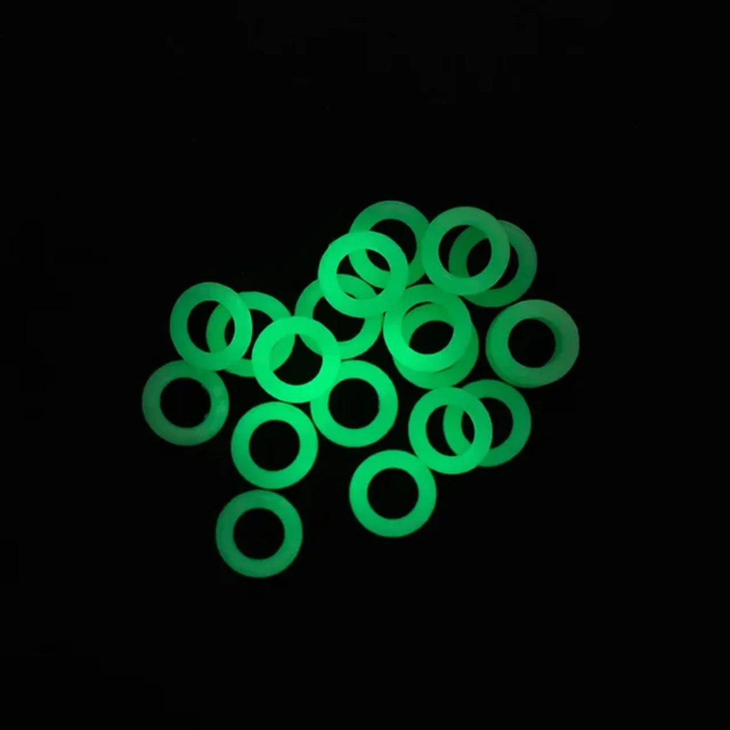 Luminous Multifunctional Silicone Tent Stake Rings