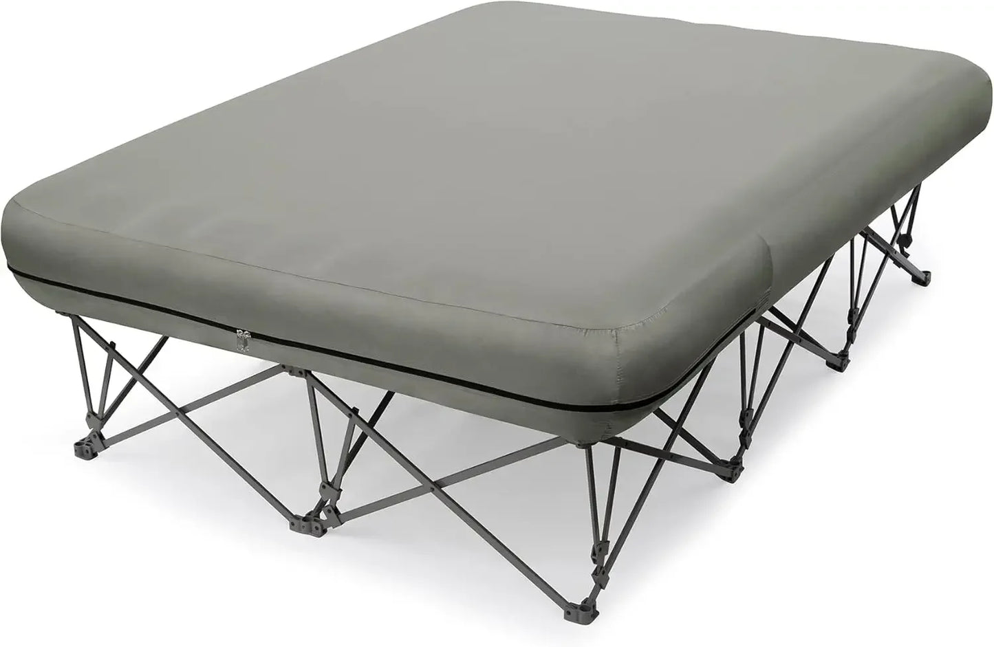 Folding Camping Bed with Inflatable Air Mattress