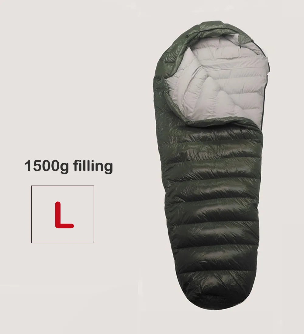 Down Sleeping Bag Winter Camping Equipment