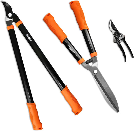 3 Piece Combo Garden Tool Set With Lopper