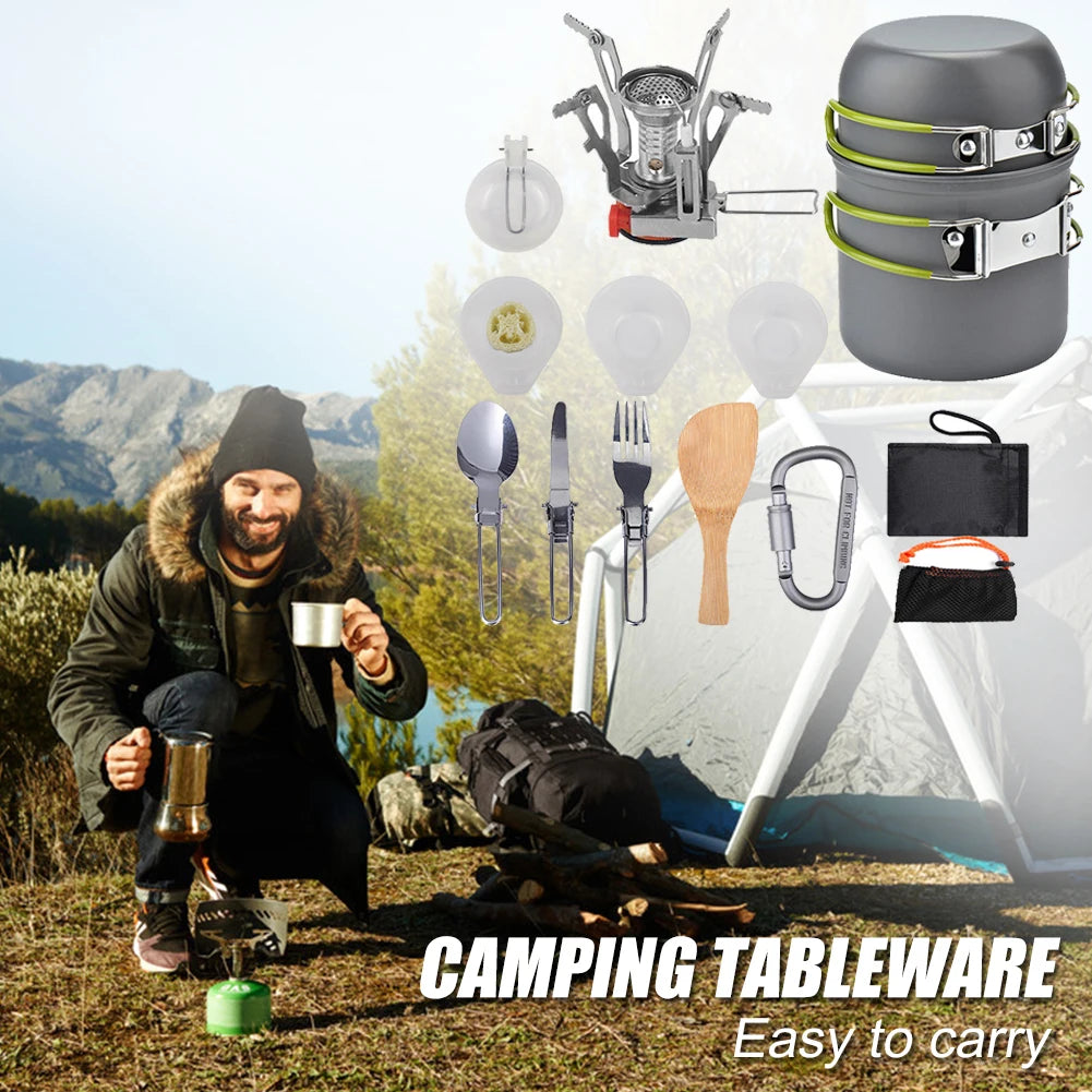 Camping Hiking Cookware /Tableware Set