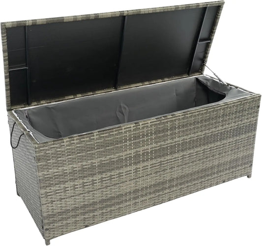 Outdoor Waterproof Wicker Deck Box