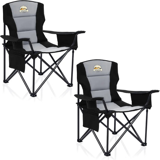 Camping Heavy Duty Chair Set of 2 Support 450 LBS