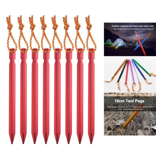 Essential Lightweight Aluminum Tent Stakes