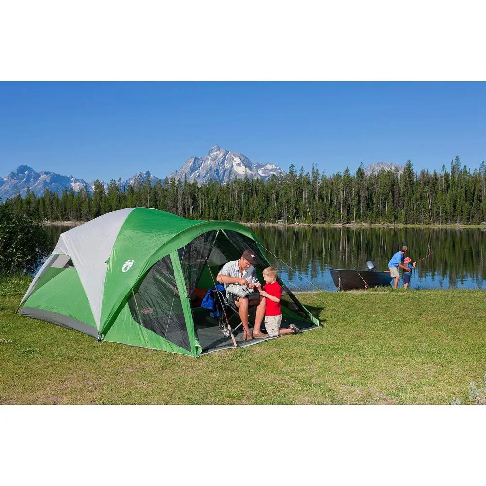 Camping Tent, 6/8 Person Screened Weatherproof Tent