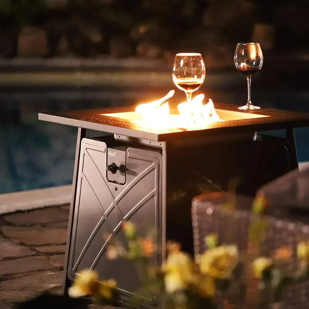 28 Inch 50,000 BTU Propane Fire Pit Table