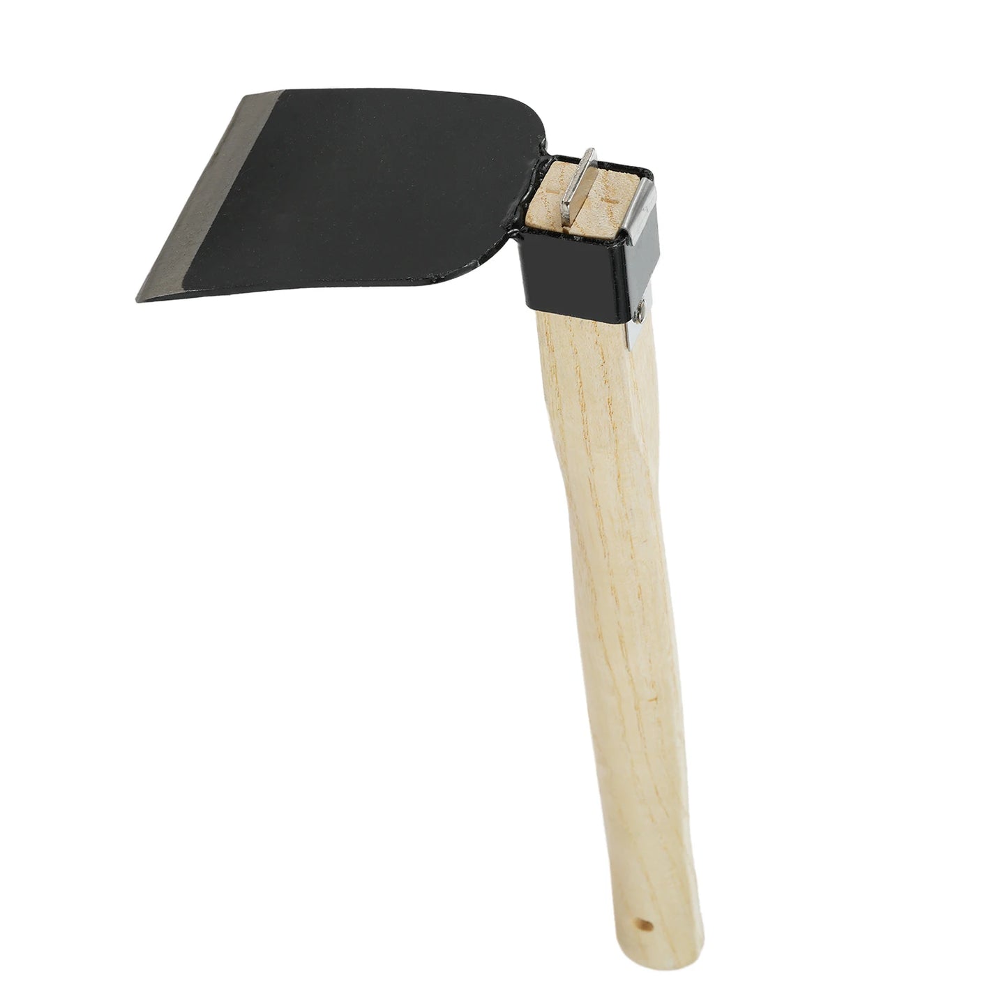 Handheld Hoe & Rake w/Short Wooden Handle