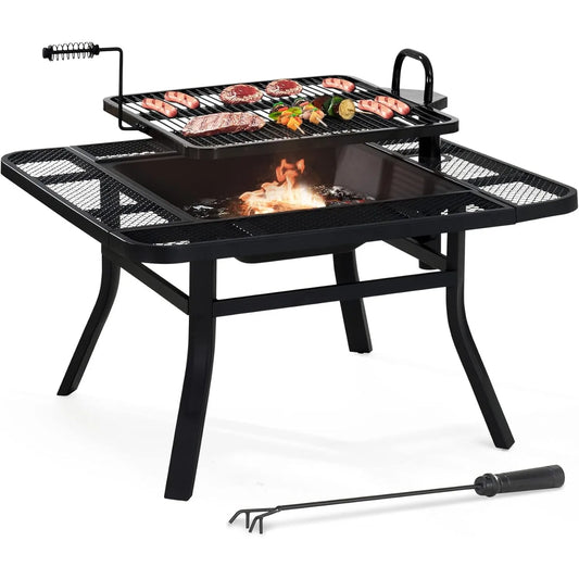 38 in. Square Wood Burning Firepit