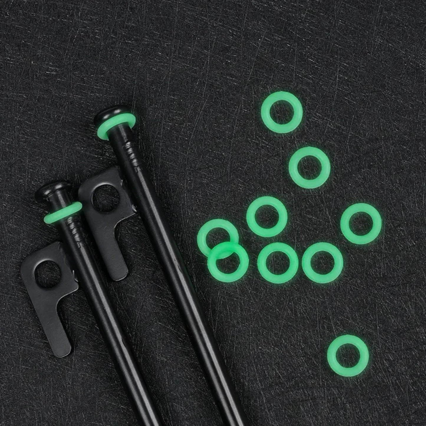 Luminous Multifunctional Silicone Tent Stake Rings