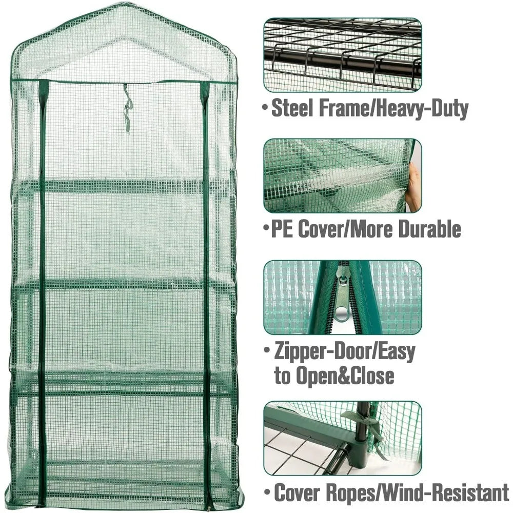 Garden 4 Tier Mini Greenhouse