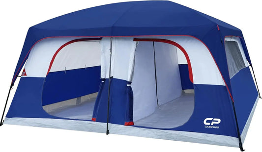 12 Person, 2 Room Weather Resistant Cabin Tent