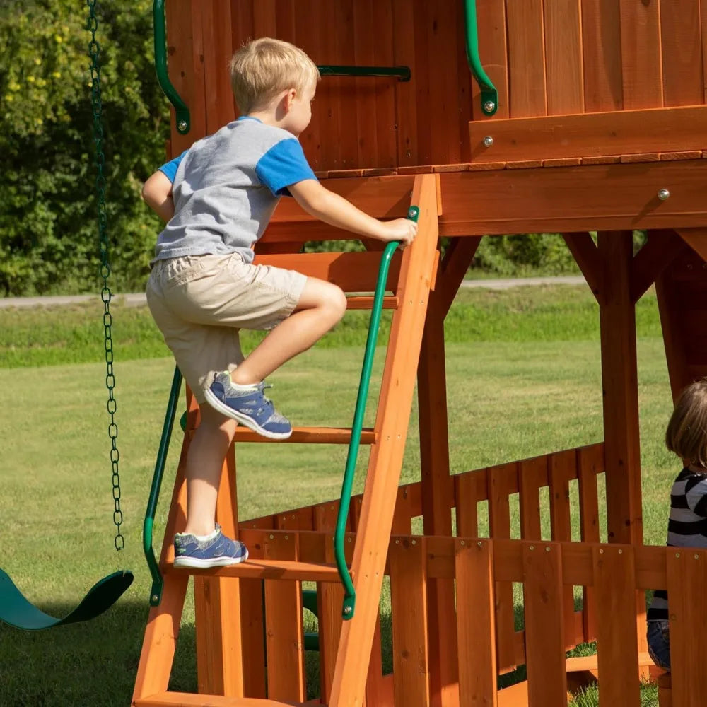 Outdoor children's swing set for kids Age 3-10