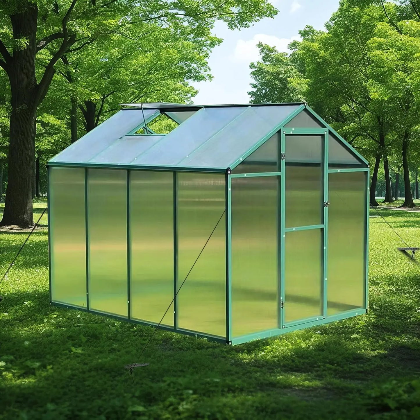 Polycarbonate Greenhouse w/Quick Connector Fast Assembly