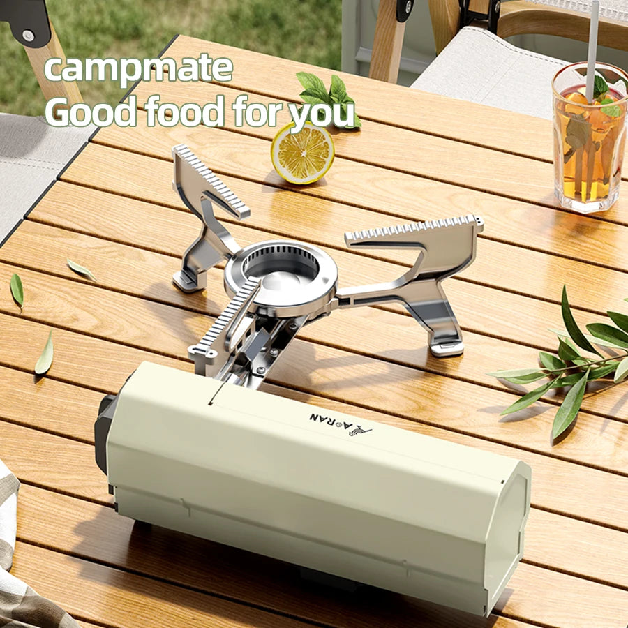 Portable Integrated Card Gas Stove for Camping & Hiking