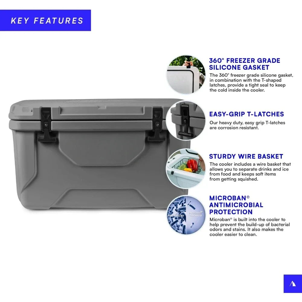 Ice Chest Cooler With Microban Protection