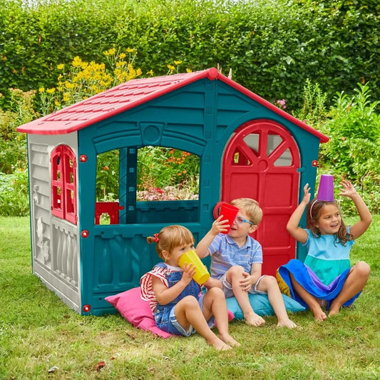 House of Fun Playhouse for Kids Age 2+ Indoor/Outdoor