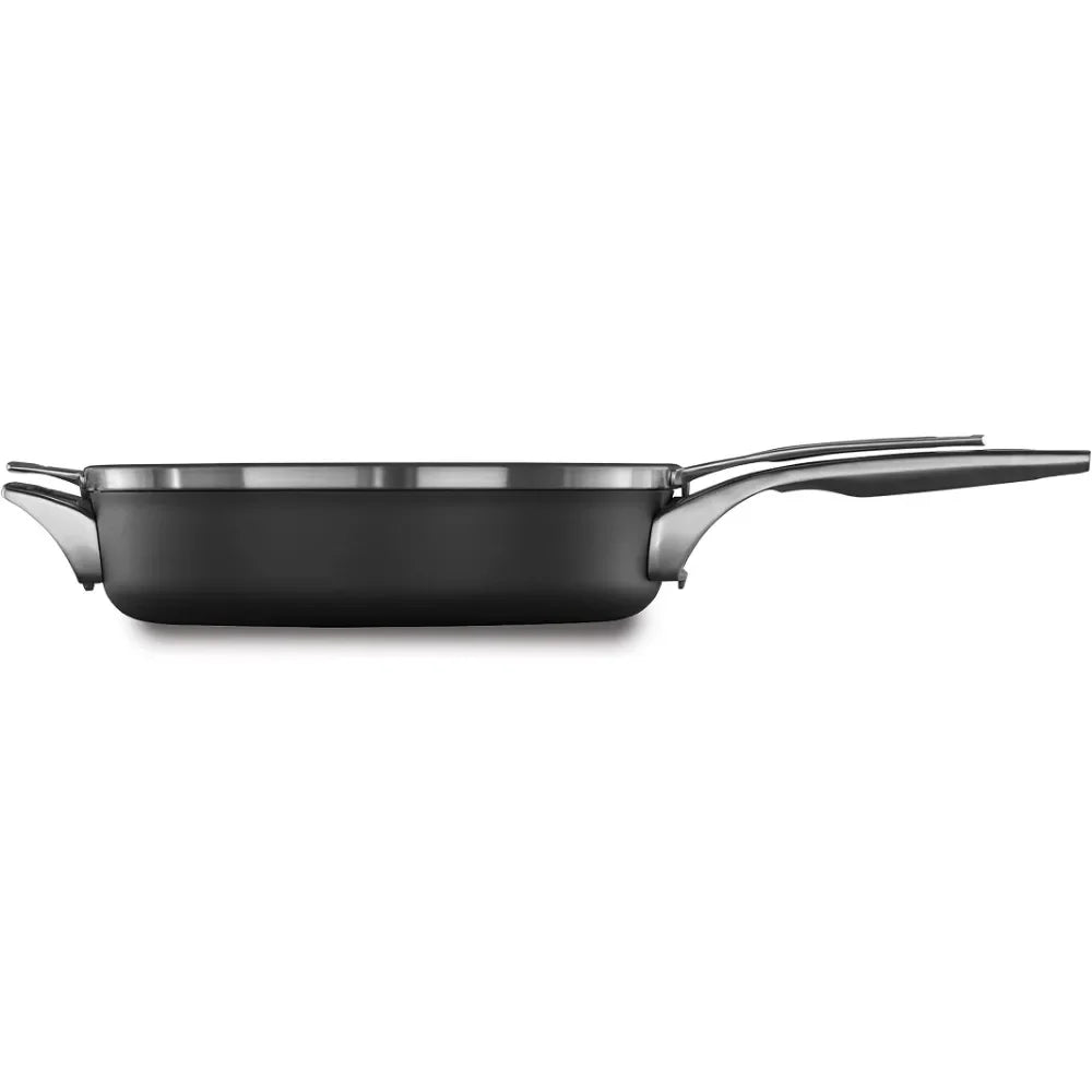 Hard-Anodized Nonstick 5-Quart Saute Pan with Lid