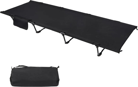 Portable Folding Backpacking Cot with Pockets