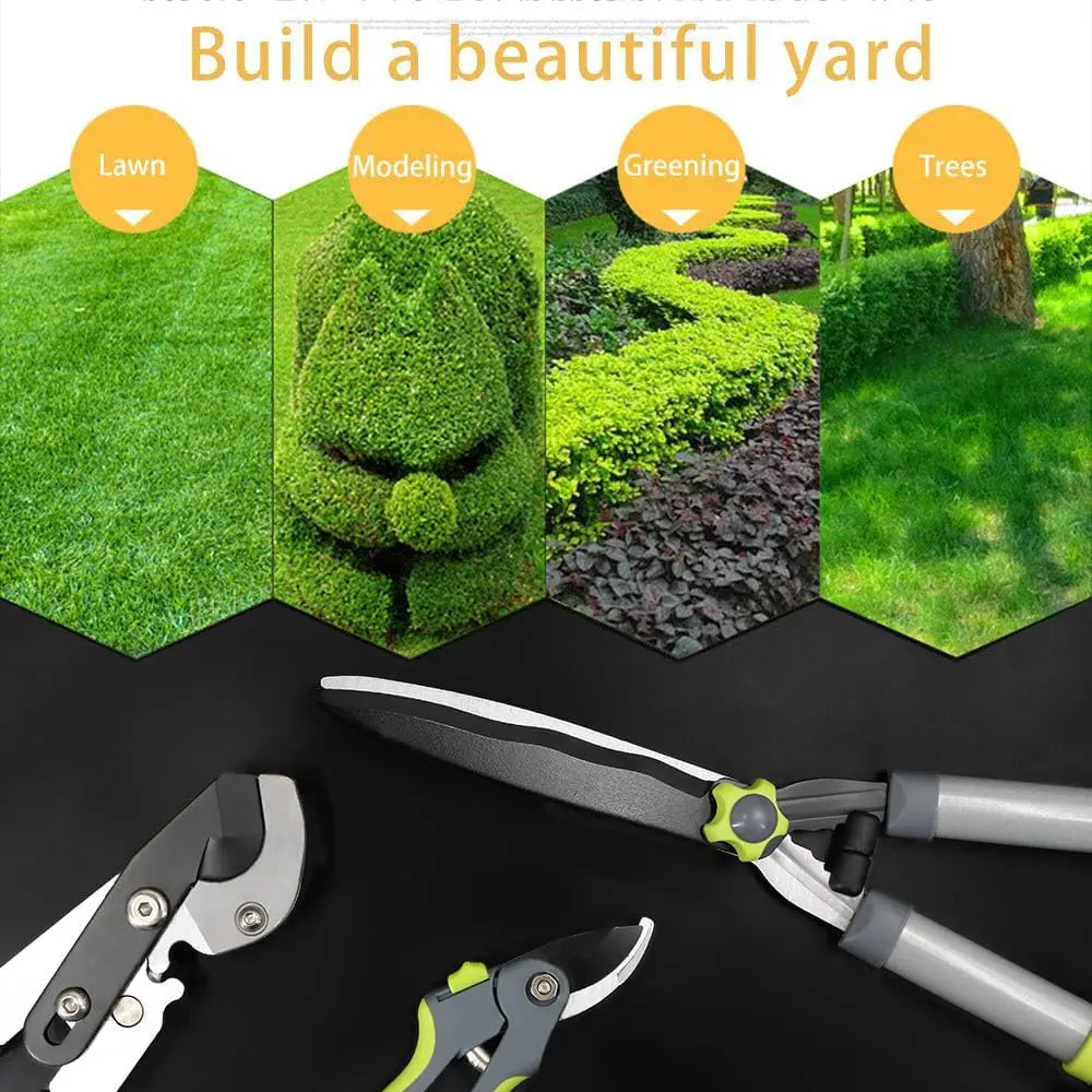 3Pcs Garden Shears Lopper Set,