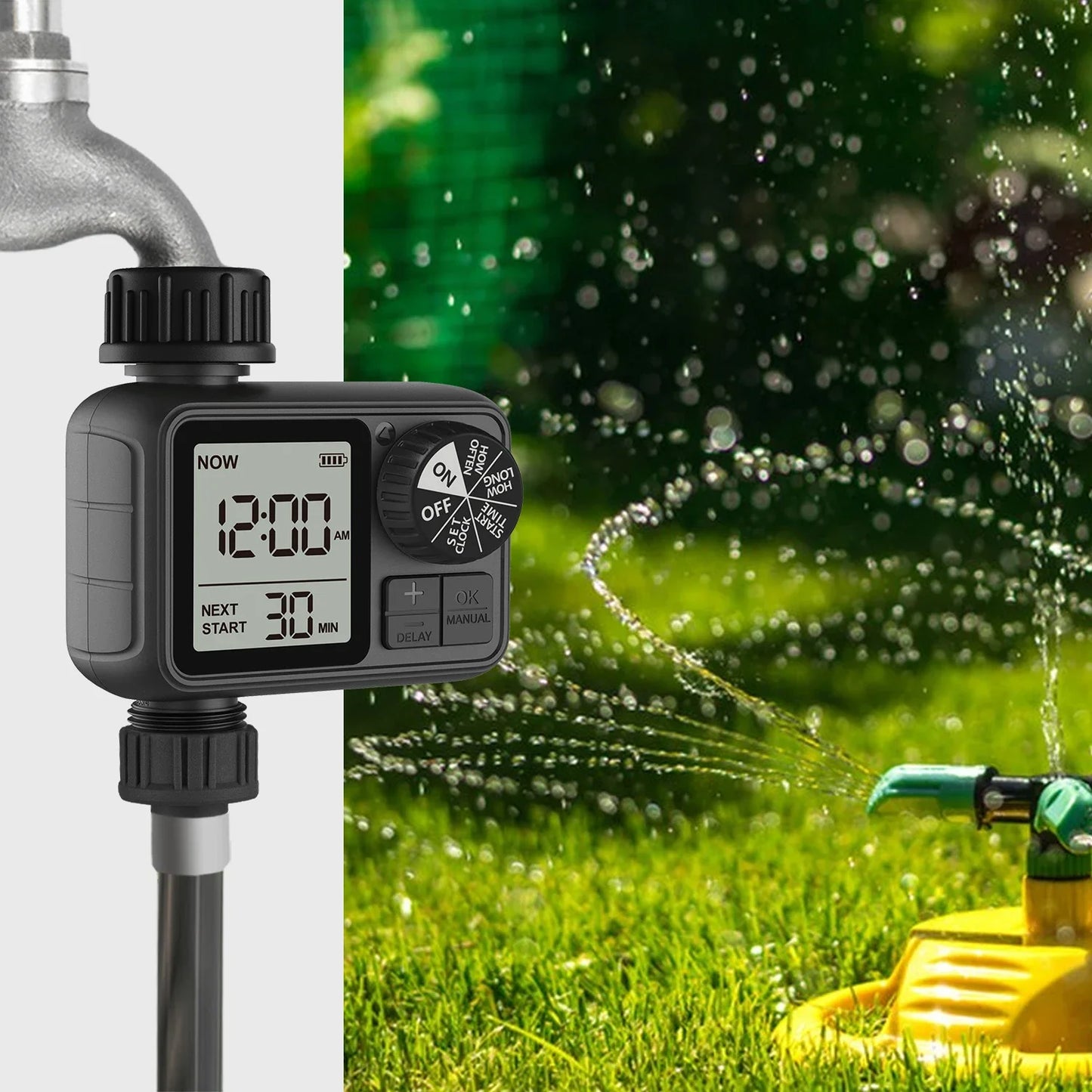 Automatic Timed Irrigation System Outdoor  Garden