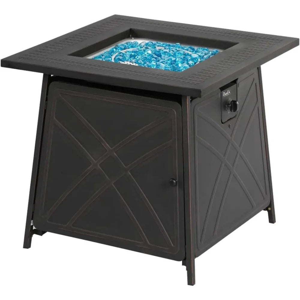 28 Inch 50,000 BTU Propane Fire Pit Table