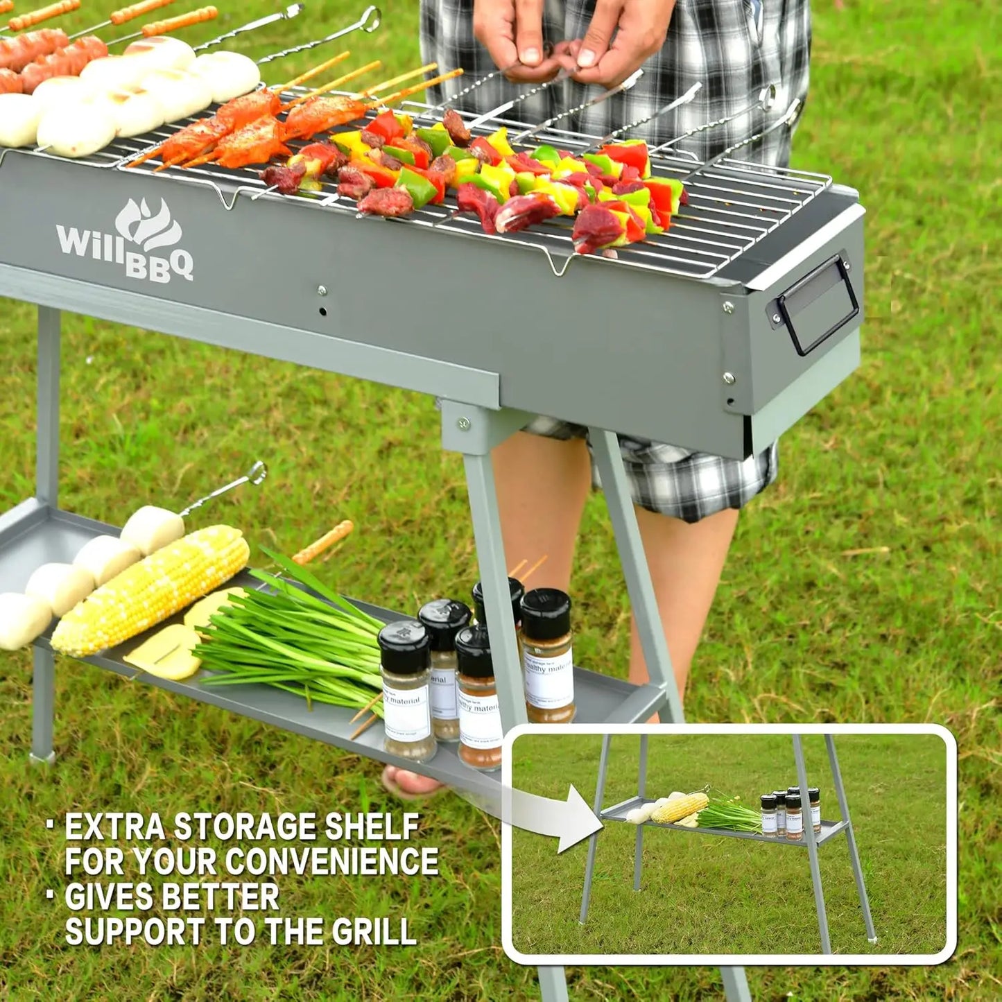 Portable Charcoal Grill