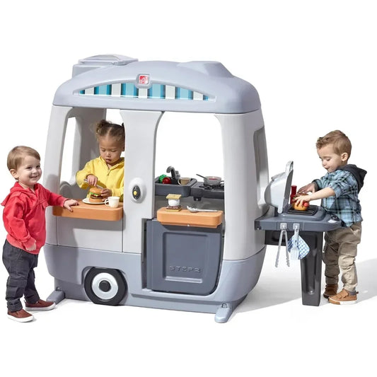 Adventure Camper Playhouse for Kids, Indoor/Outdoor
