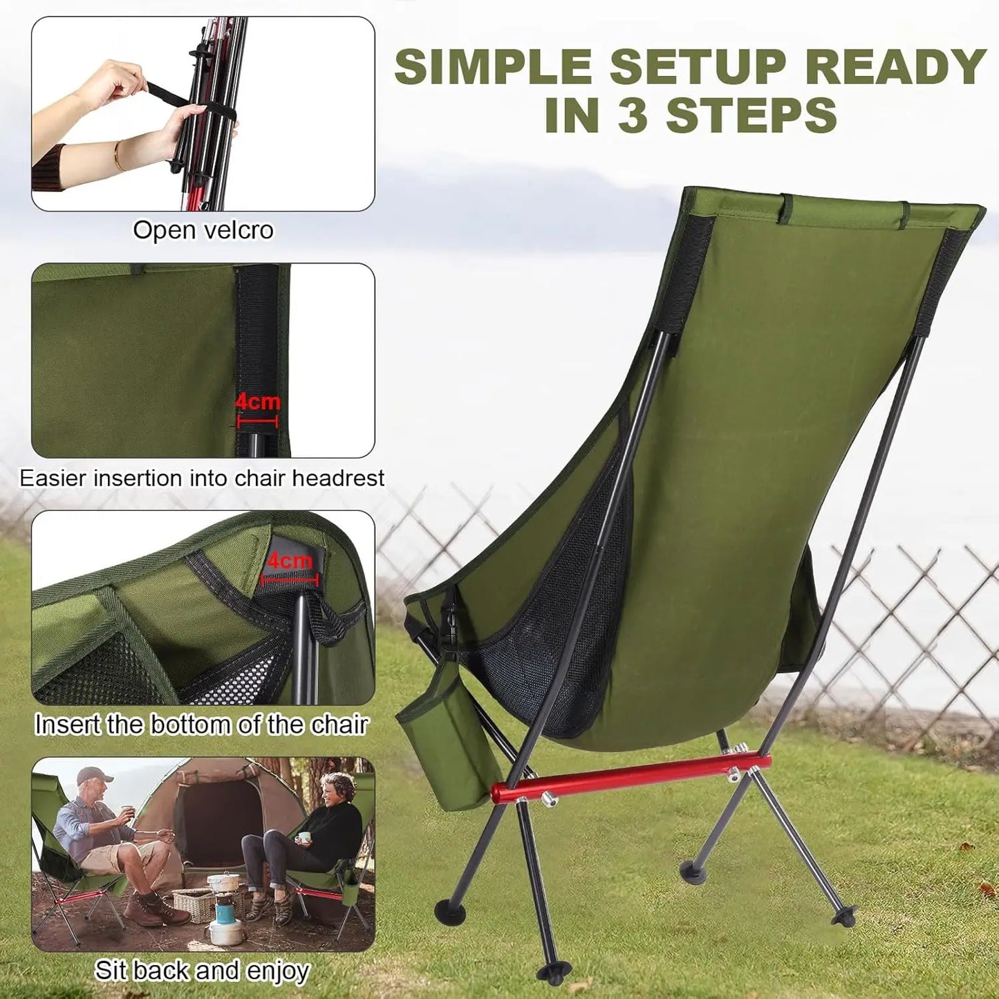 Outdoor Camping Ultralight Folding Chair