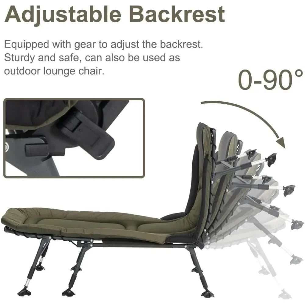 Adult Heavy-duty Folding Bed with Soft Cushion