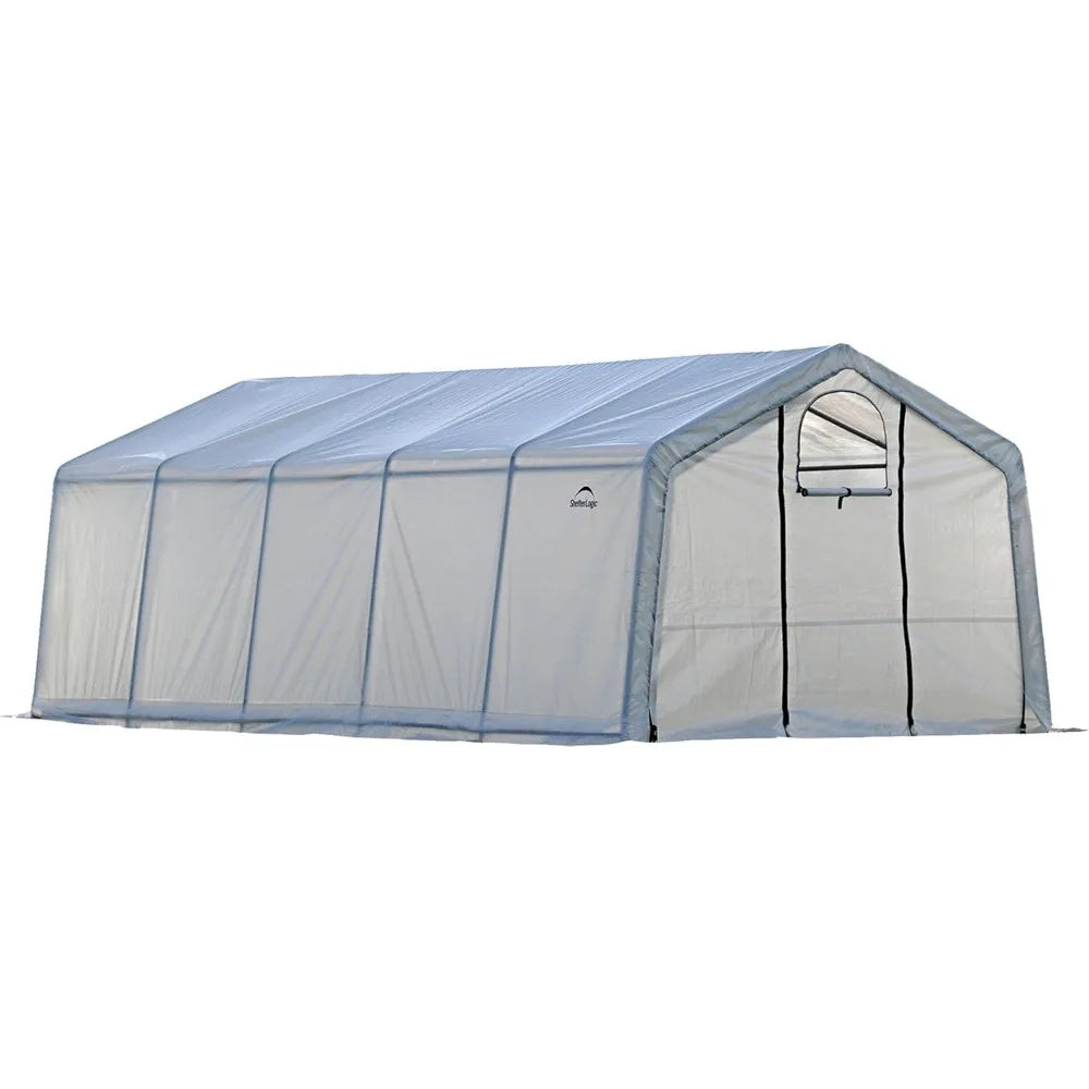 Greenhouse, Walk-Thru Access Peak Roof Style, 12' x 20'