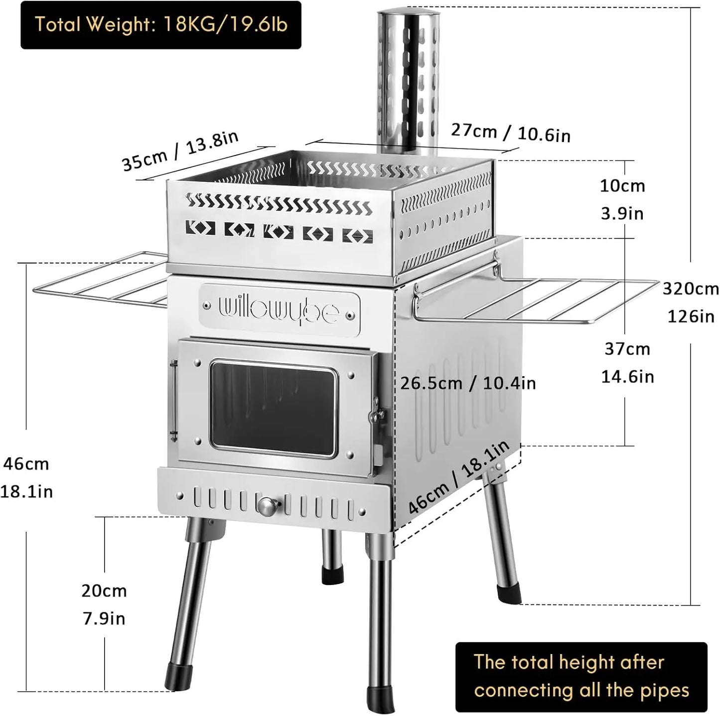 Outdoor Sauna Hot Tent Stove